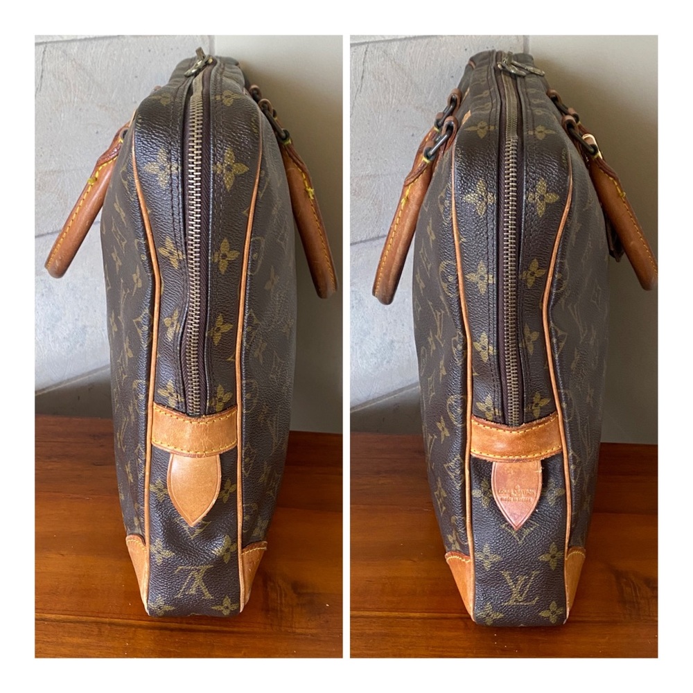 Louis Vuitton Brown Monogram Satchel - Picture 3 of 10